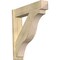 Ekena Millwork Funston Rough Sawn Arts and Crafts Outlooker, Douglas Fir, 8"W x 38"D x 38"H OUT08X38X38FST03RDF - alternate 1